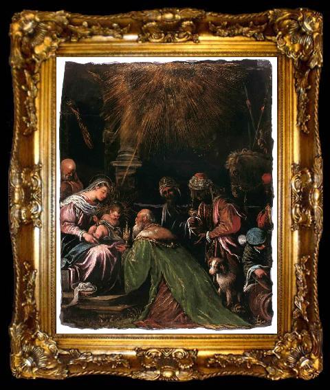 framed  Jacopo Bassano The Adoration of the Magi, ta009-2